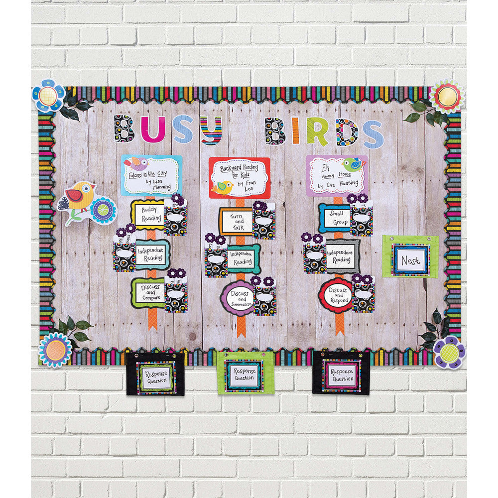 4in Colorful Chalkboard Bulletin Board Letters