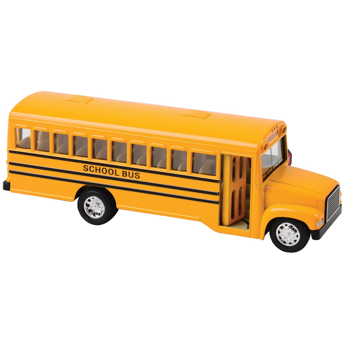 Classic School Bus Die Cast 6.5 Inch 12-unit Display