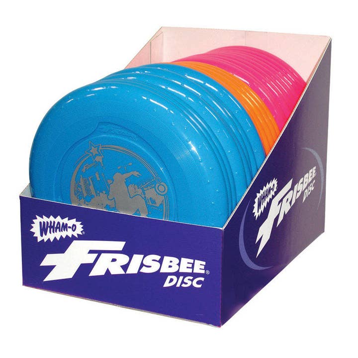 Wham-O Frisbee Disc Plastic Assorted 1pc - 24 Pack