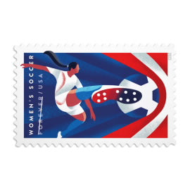 USPS Forever Stamps Sheet - Women's Soccer
