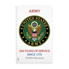 USPS Forever Stamps Sheet - US Army (2025)