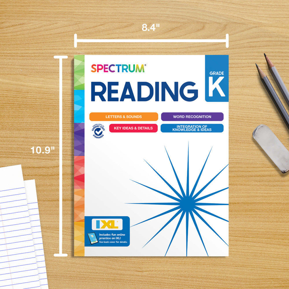 Spectrum Reading Workbook Grade K Paperback