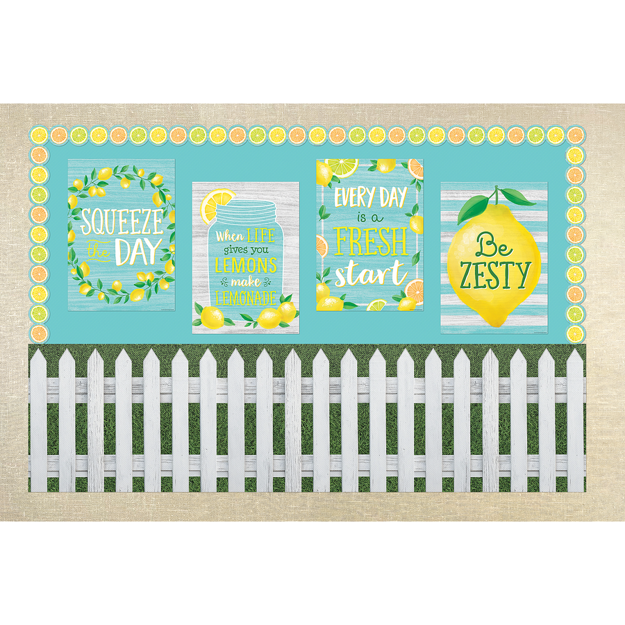 Fun Size White Picket Fence Better Than Paper Bulletin Board Roll