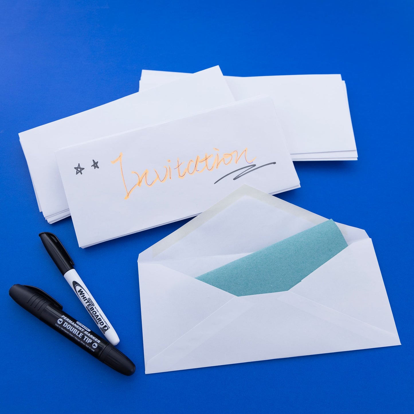 #10 White Envelopes w/ Gummed Closure (50/Pack)