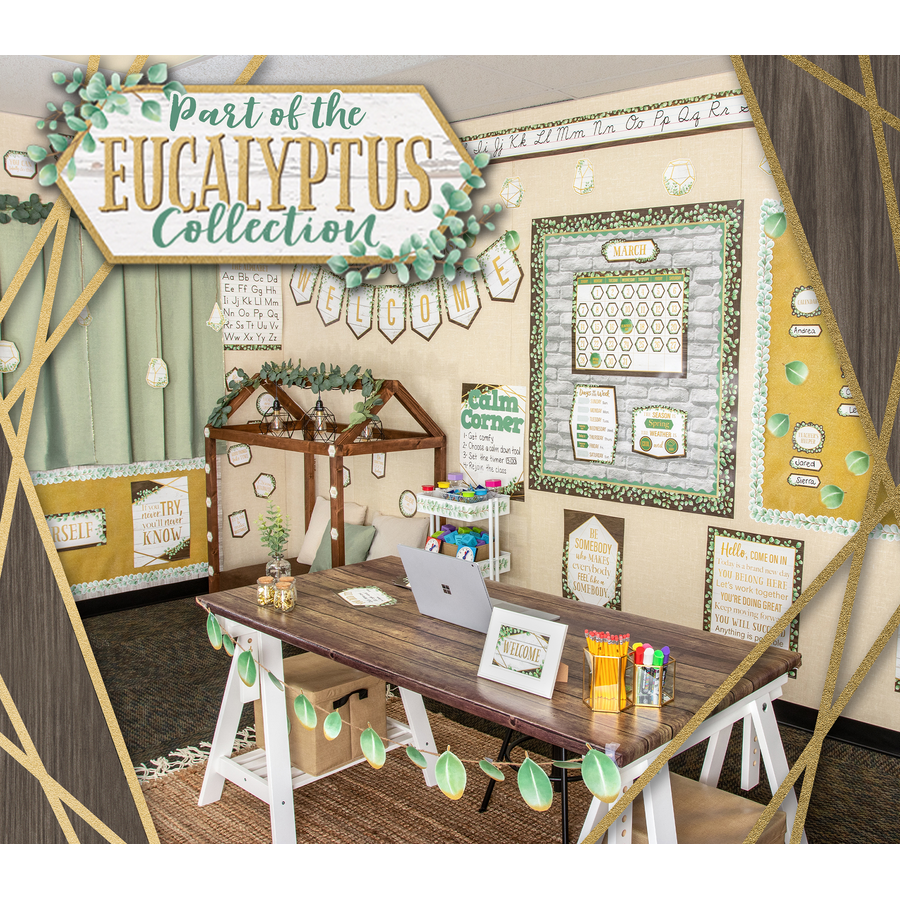Eucalyptus Happy Birthday Bulletin Board