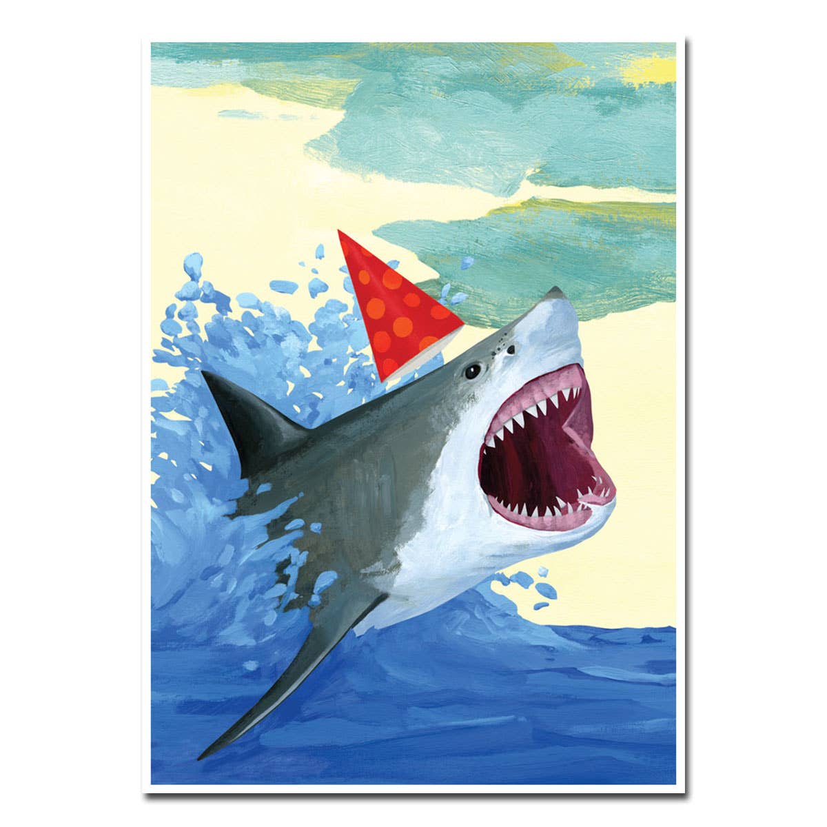 Snazzy Shark Birthday Card