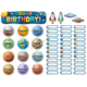 Outer Space Crew Happy Birthday Mini Bulletin Board