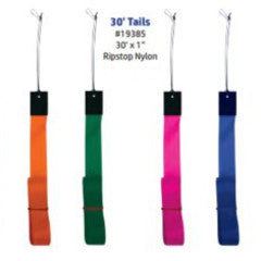 30 Foot Nylon Stunt Kite Streamer Tail/COLORS MAY VARY (Archived)