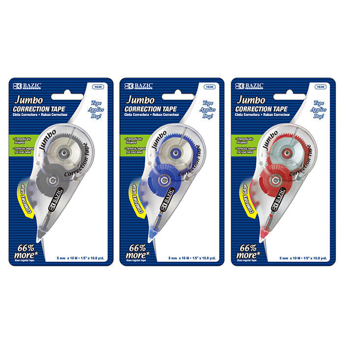 *Loose* BAZIC 5 mm x 394" Jumbo Correction Tape w/ Grip
