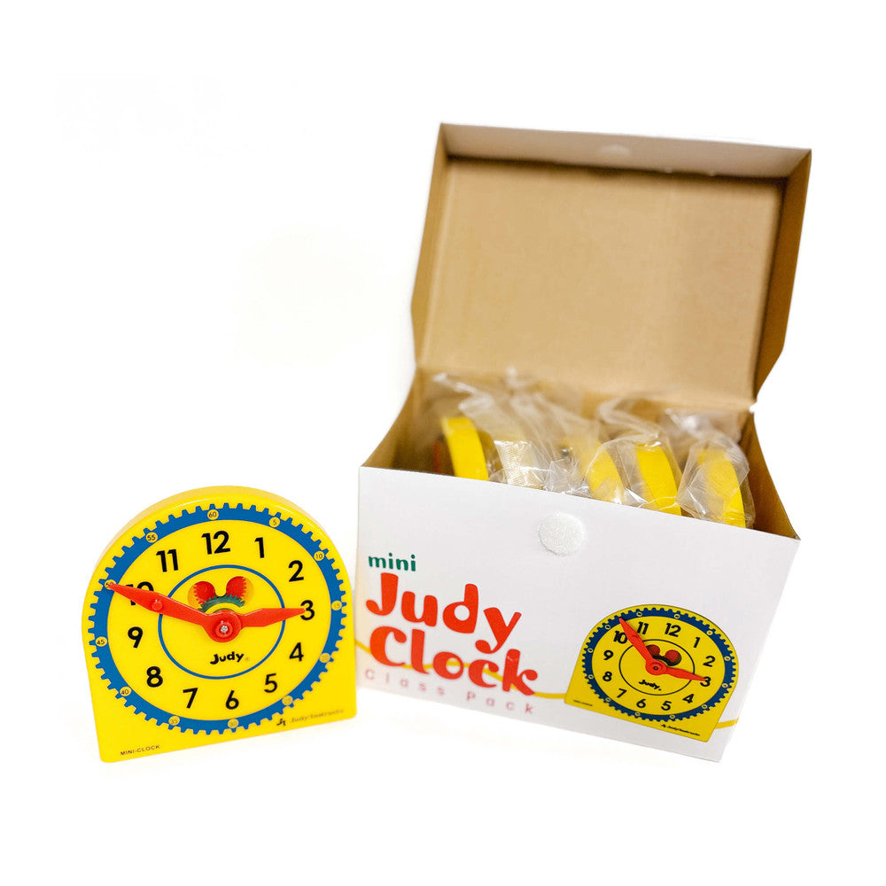 6-Piece 5" x 5" Mini Judy® Clock Set Grade K-3