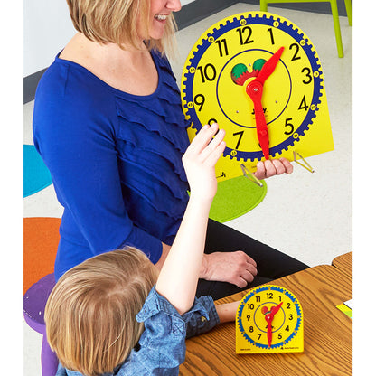 6-Piece 5" x 5" Mini Judy® Clock Set Grade K-3