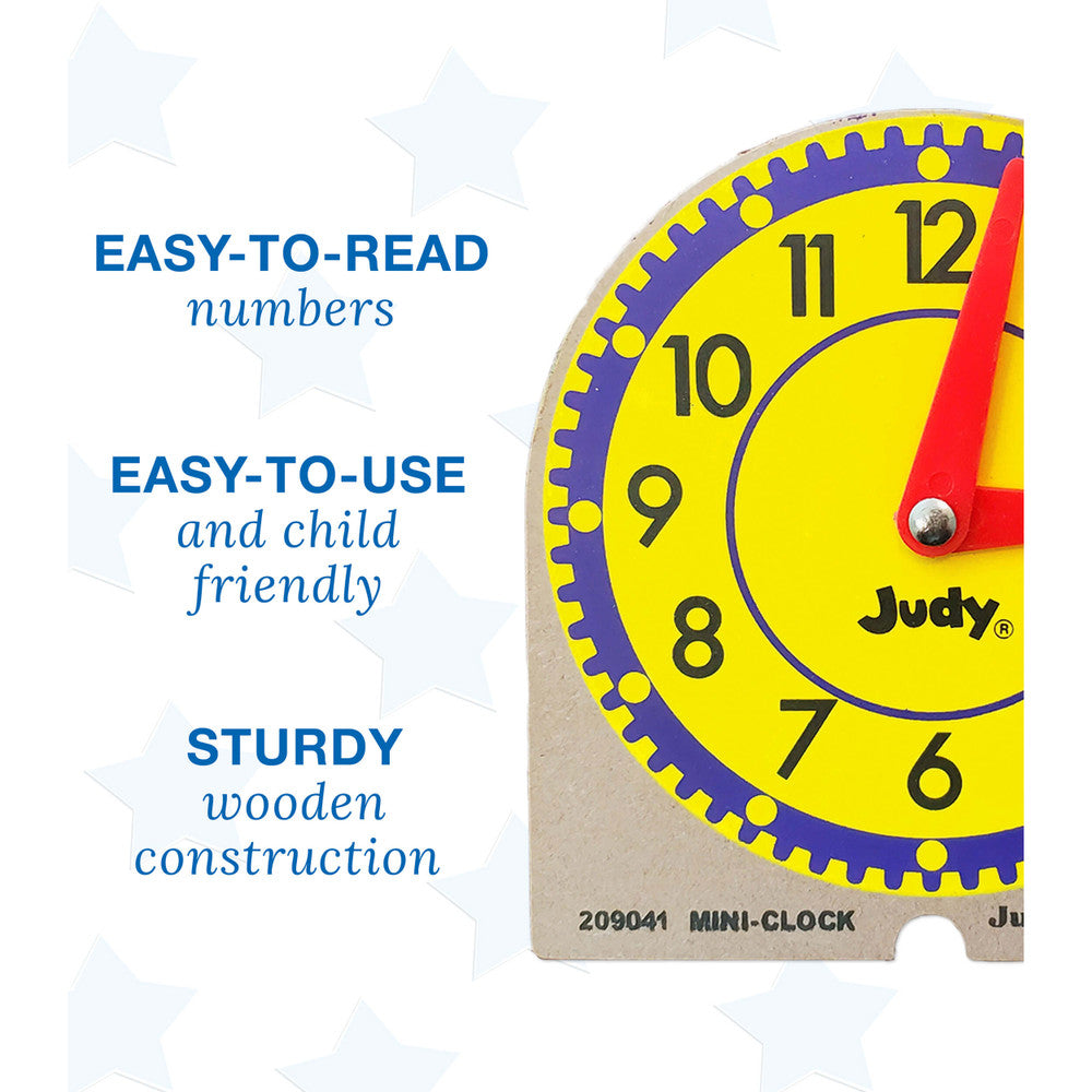 12-piece Mini Judy® Clock Set Grade K-3