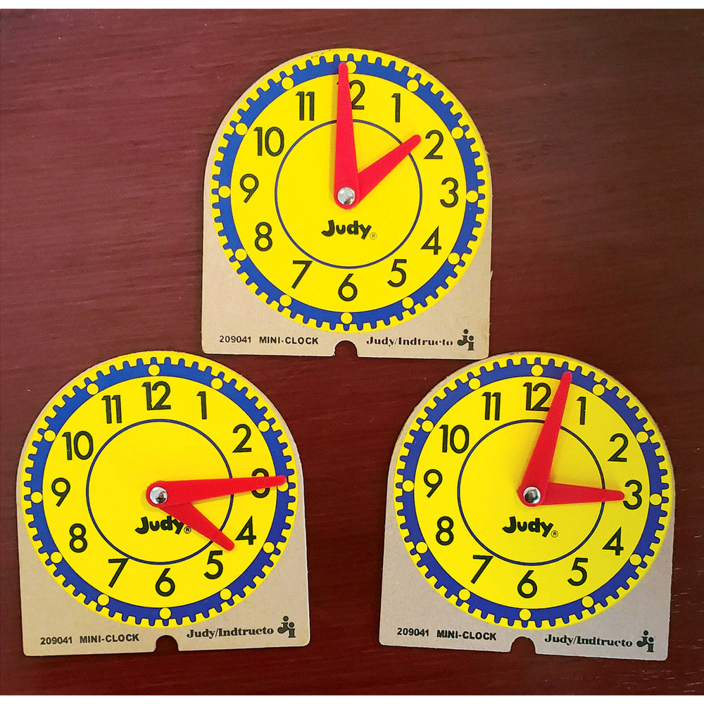 12-piece Mini Judy® Clock Set Grade K-3