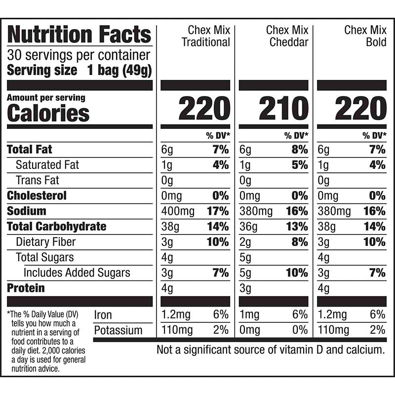 Chex Mix Classics Snack Mix, 30 ct.