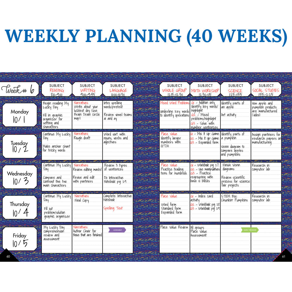 Plan on a Brilliant Year Teacher Planner