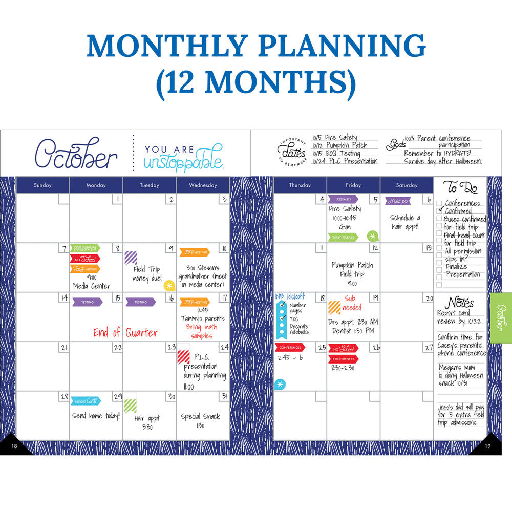 Plan on a Brilliant Year Teacher Planner