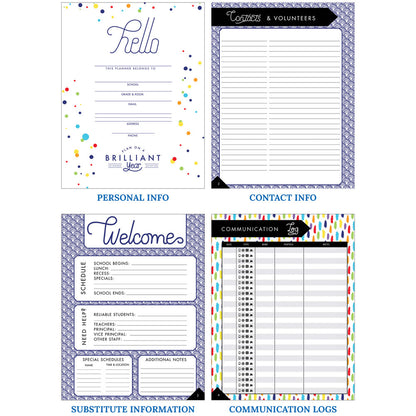 Plan on a Brilliant Year Teacher Planner
