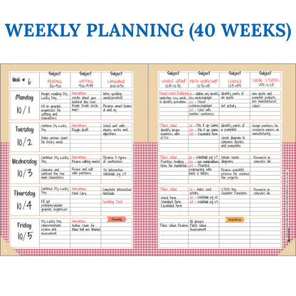 Farmers Market Teacher Planner