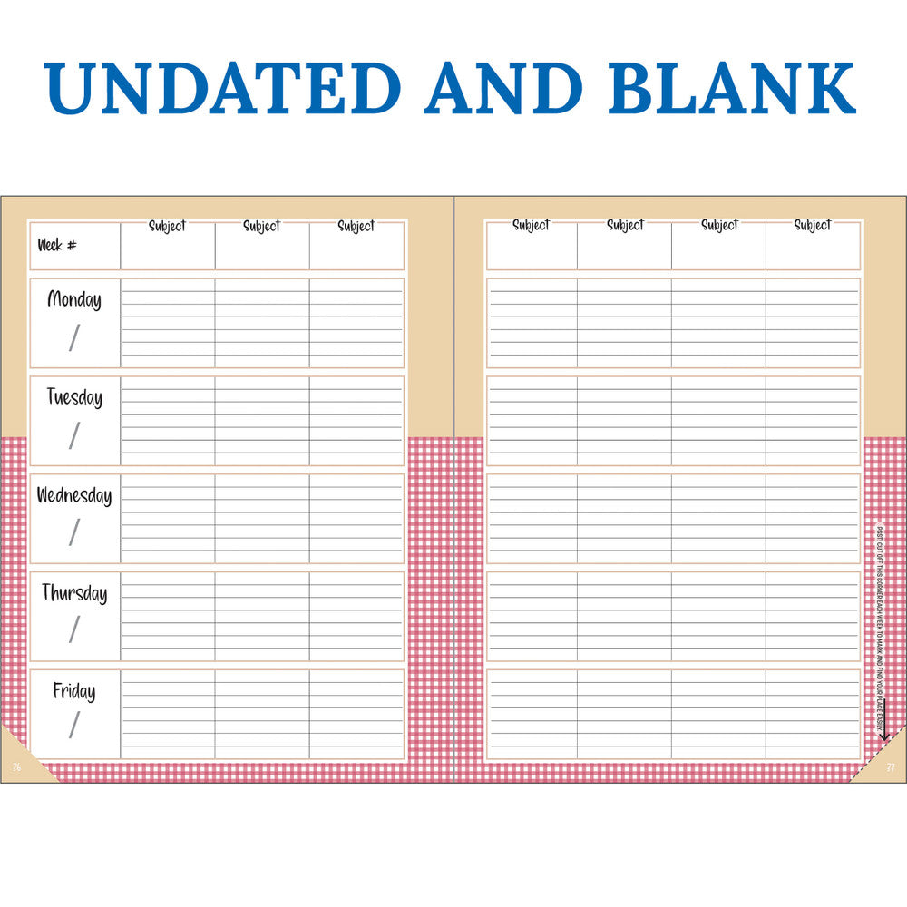 Farmers Market Teacher Planner