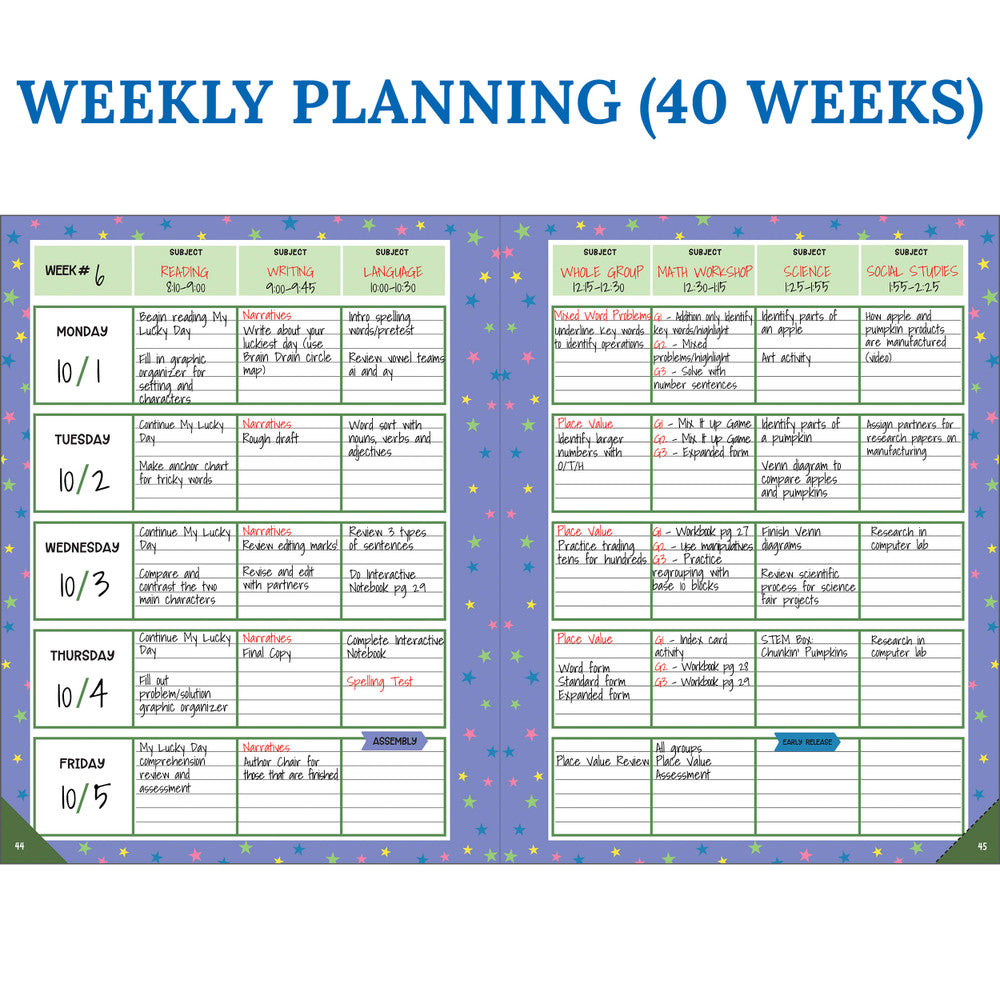Fairy Tale Forest Teacher Planner