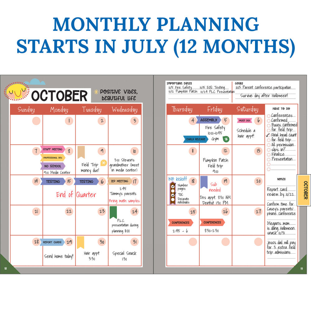 Fairy Tale Forest Teacher Planner