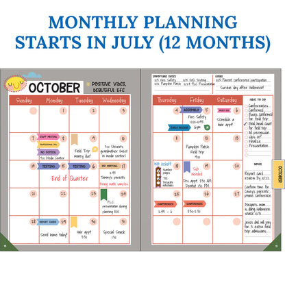 Fairy Tale Forest Teacher Planner