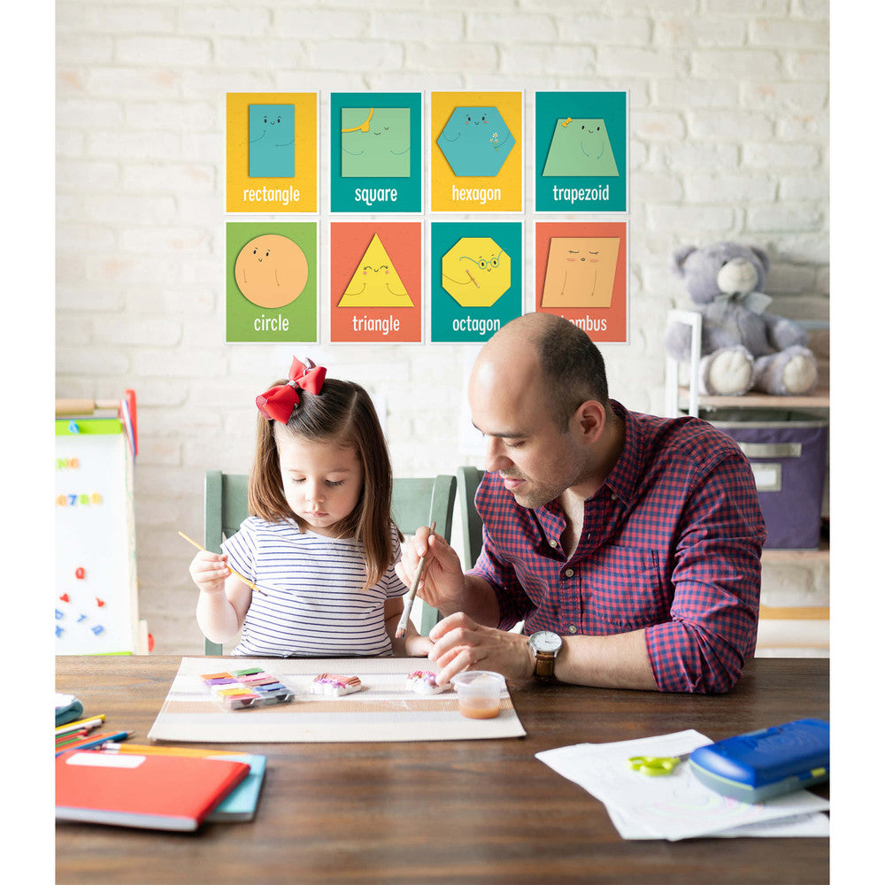 Mini Posters: Shapes Poster Set Grade K-2