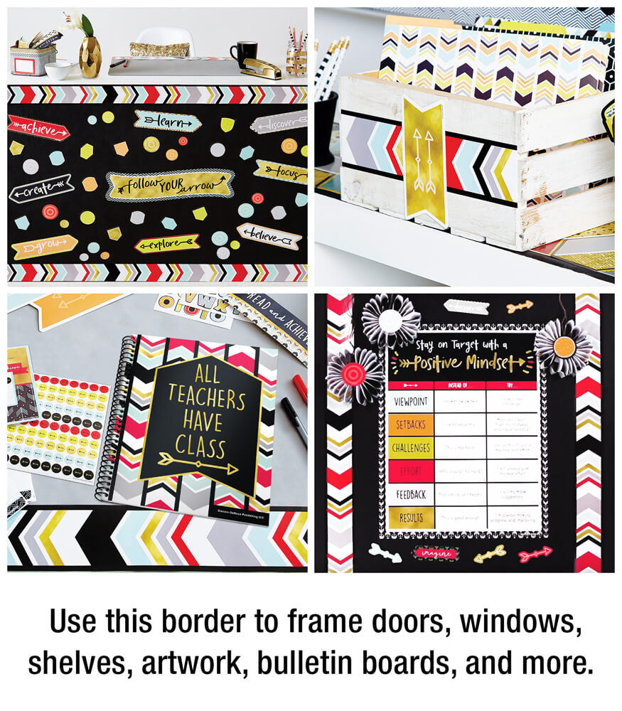 Follow Your Path Straight Bulletin Board Borders