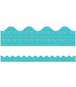 Blue Batik Scalloped Bulletin Board Borders