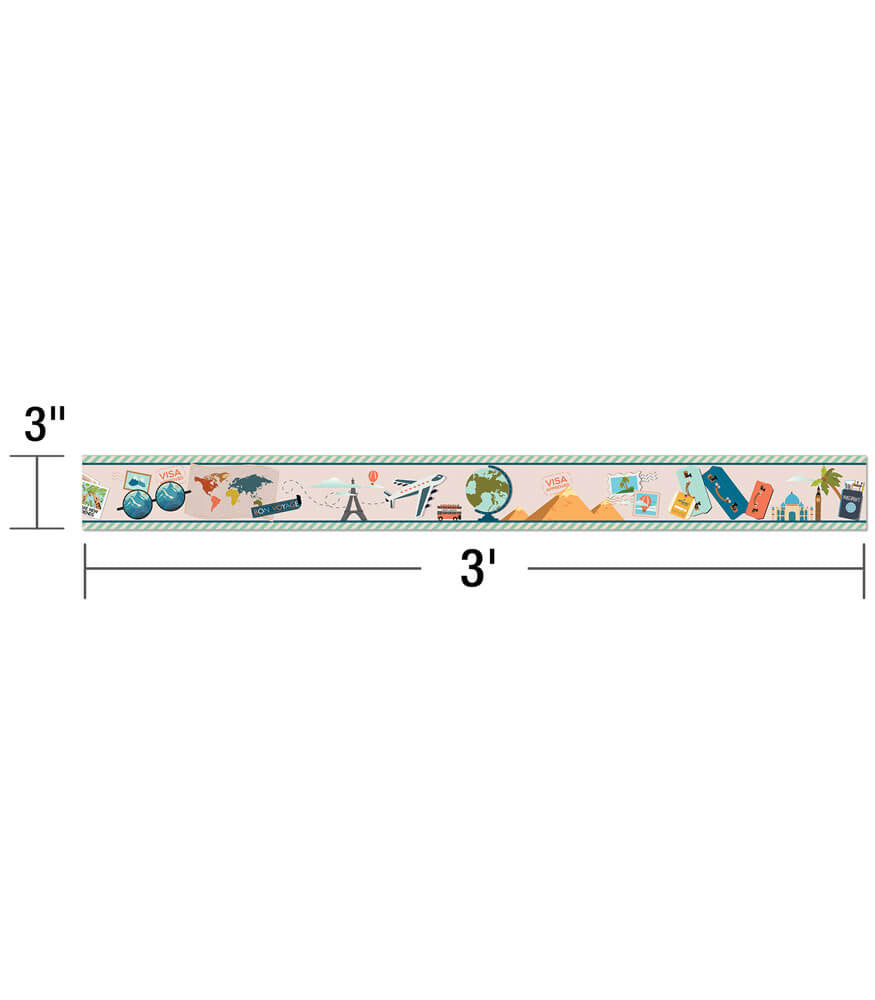 Let's Explore Straight Bulletin Board Borders