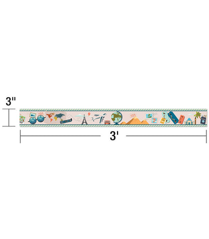 Let's Explore Straight Bulletin Board Borders
