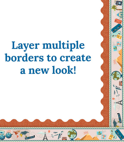 Let's Explore Straight Bulletin Board Borders