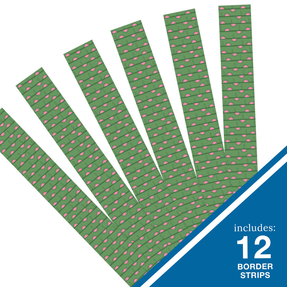 Forest Flowers Straight Bulletin Board Borders