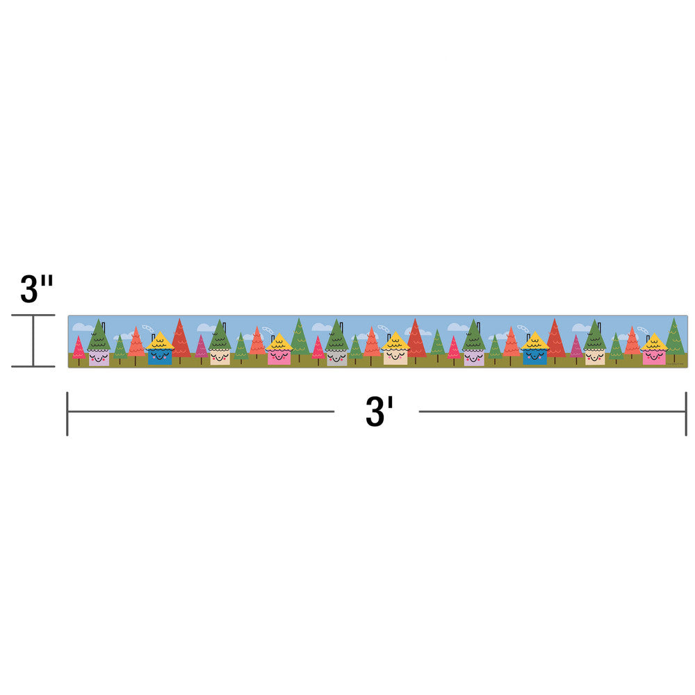 Forest Village Straight Bulletin Board Borders