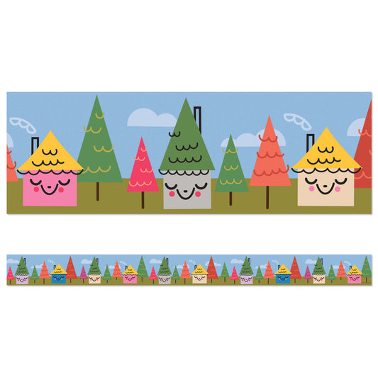 Forest Village Straight Bulletin Board Borders
