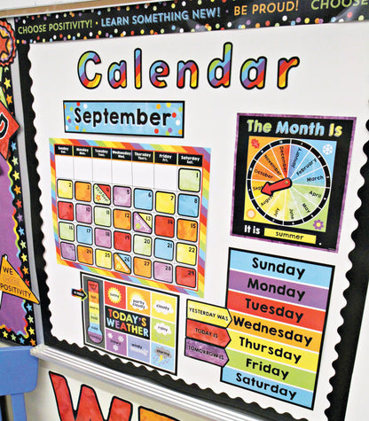 Celebrate Learning Calendar Bulletin Board Set
