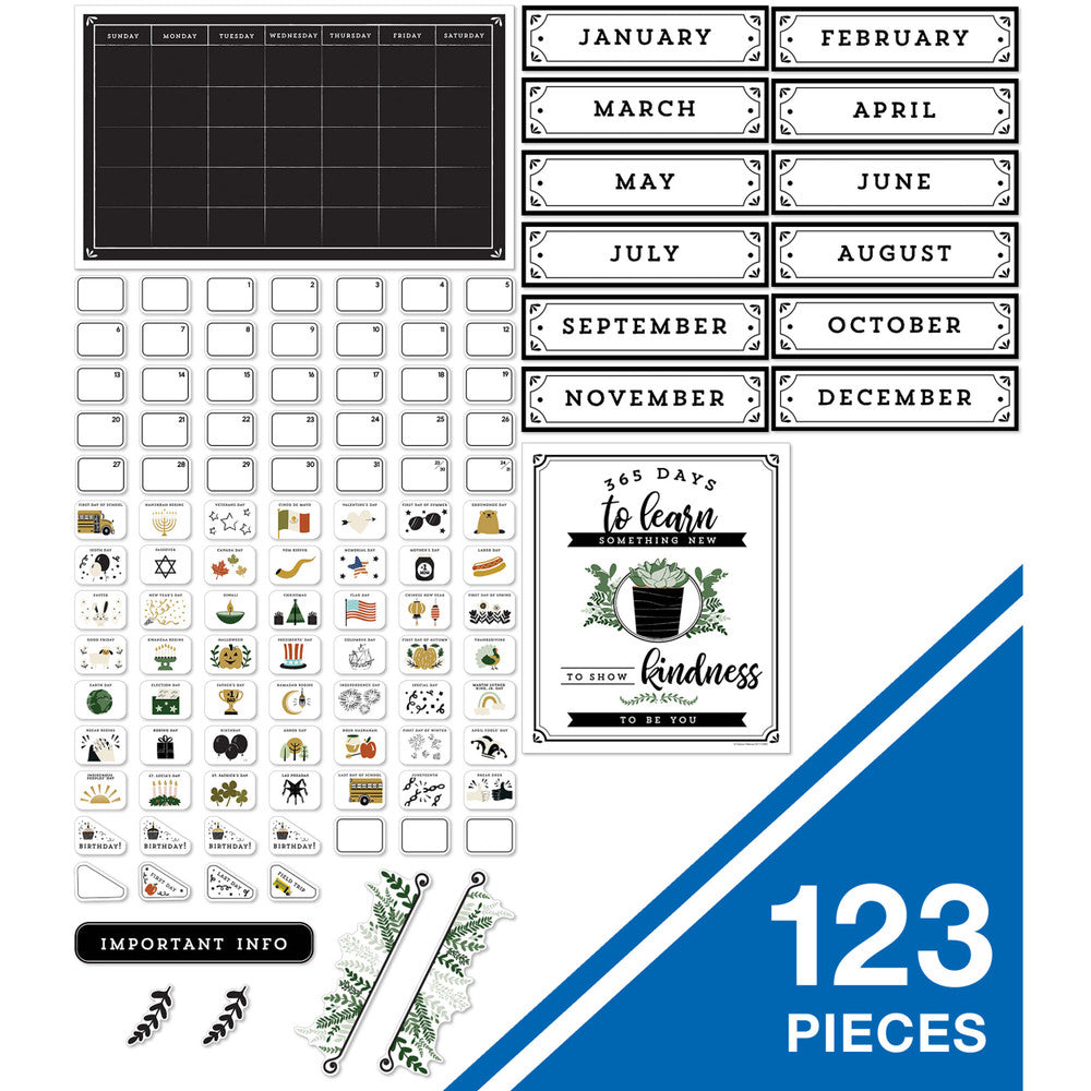 Farmhouse Calendar Bulletin Board Set