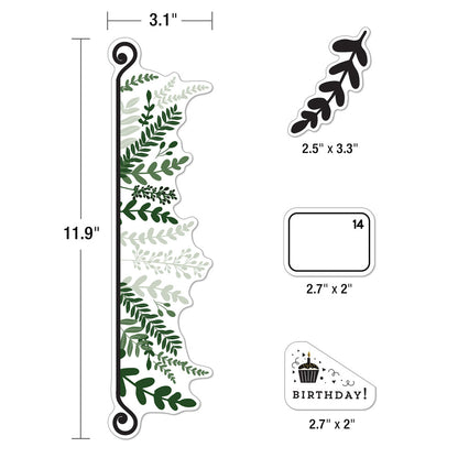 Farmhouse Calendar Bulletin Board Set