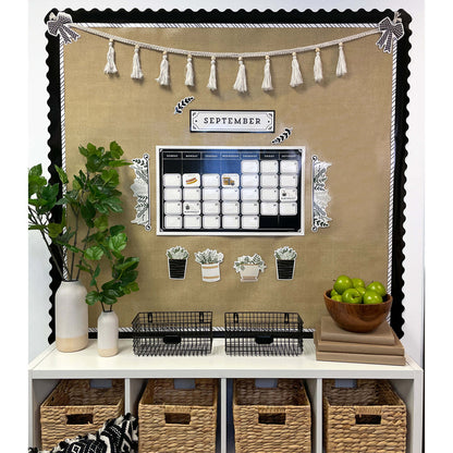 Farmhouse Calendar Bulletin Board Set