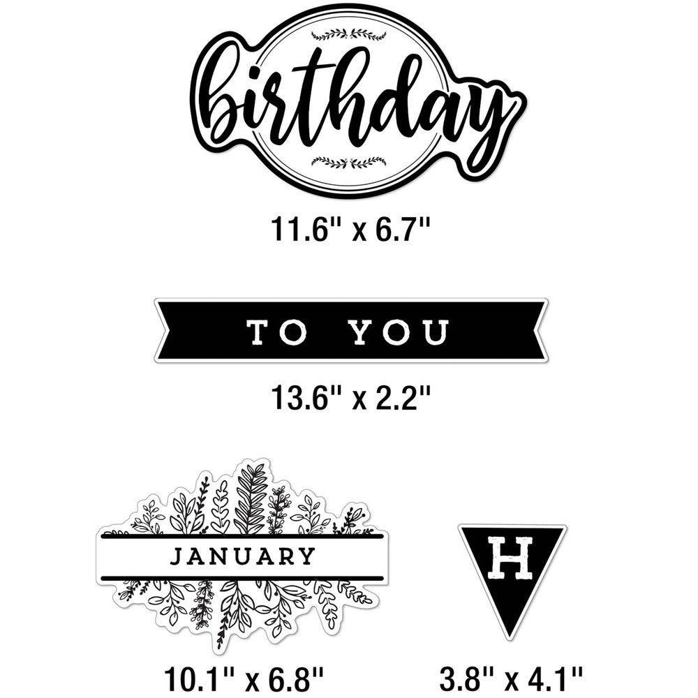 Farmhouse Birthday Bulletin Board Set