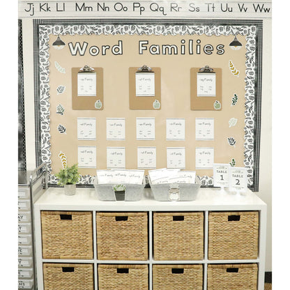 Farmhouse Alphabet Line: Manuscript Bulletin Board Set Grade PK-2