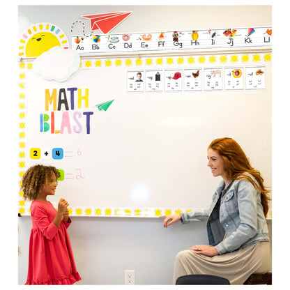 Photographic Alphabet Line: Manuscript Bulletin Board Set Grade PK-2