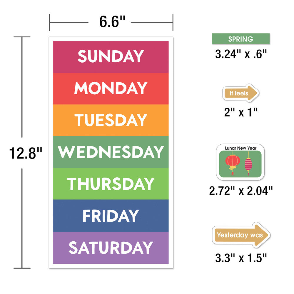 Farmers Market Calendar Bulletin Board Set