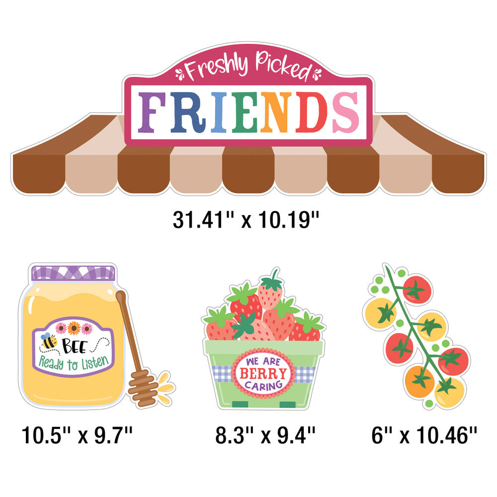 Freshly Picked Friends Bulletin Board Set