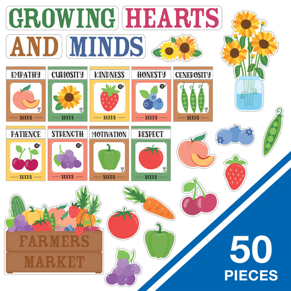 Growing Hearts Growing Minds Bulletin Board Set