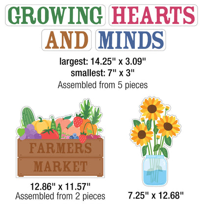 Growing Hearts Growing Minds Bulletin Board Set