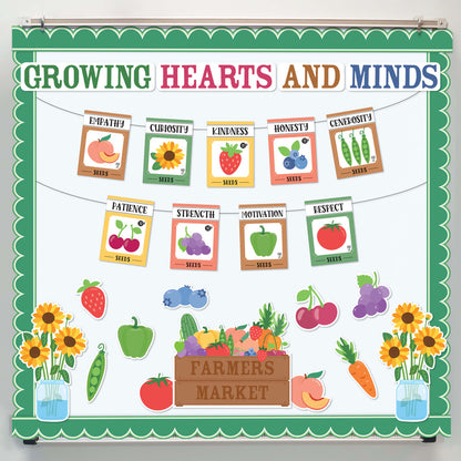 Growing Hearts Growing Minds Bulletin Board Set