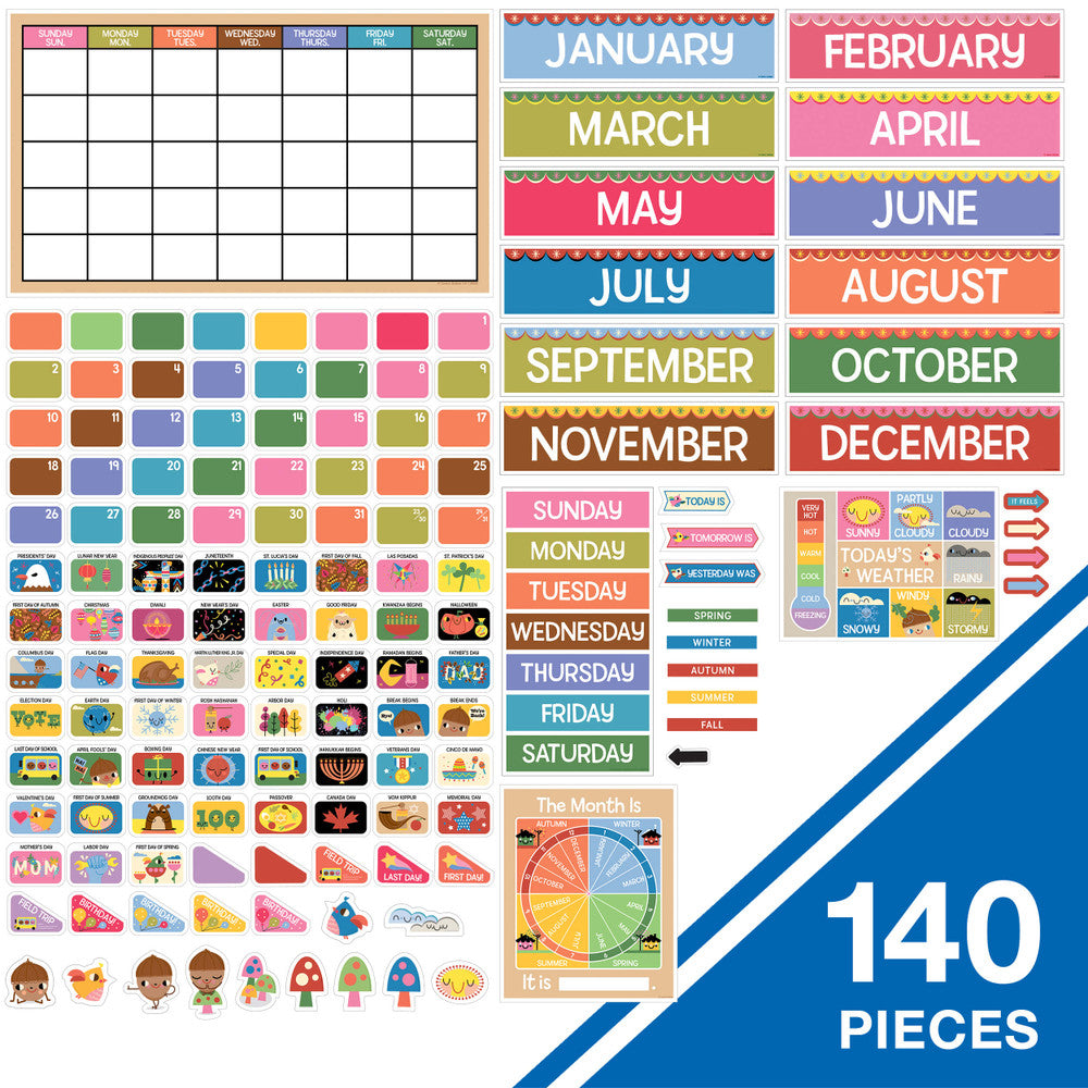 Fairy Tale Forest Calendar Bulletin Board Set
