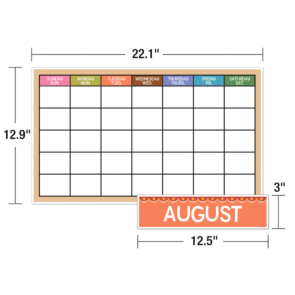 Fairy Tale Forest Calendar Bulletin Board Set