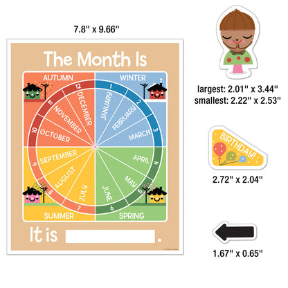Fairy Tale Forest Calendar Bulletin Board Set